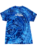 Script Logo — Electric Blue Geode Tee
