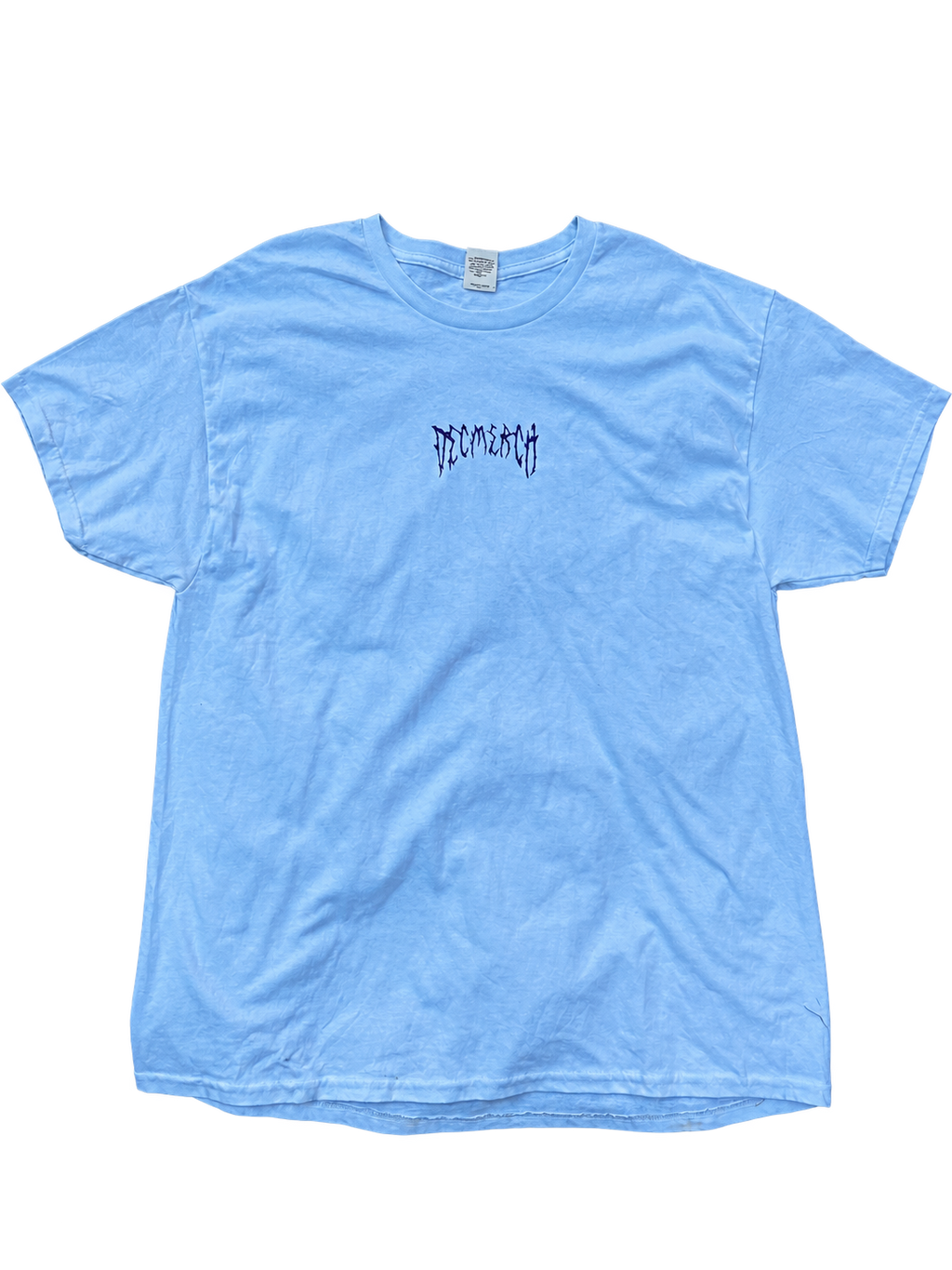 Skull Wave — Sky Blue Tee