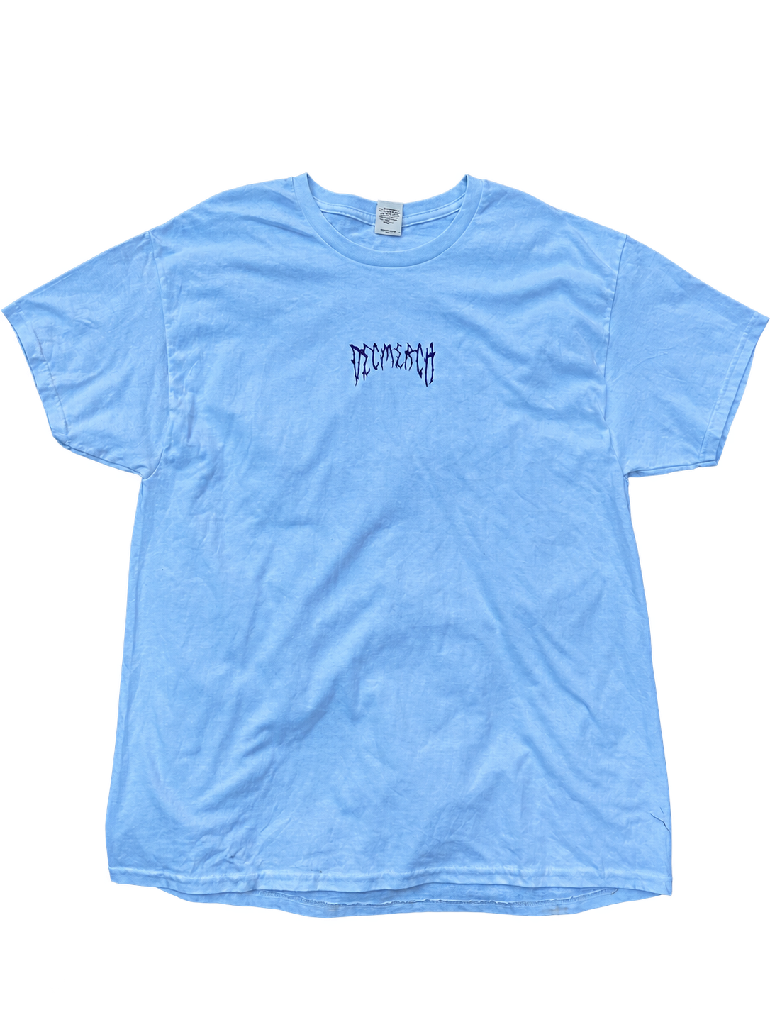 Skull Wave — Sky Blue Tee